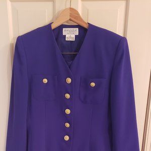 Dress Suit with Skirt, Purple Saville Petite